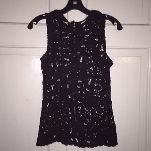 Intermix crochet top